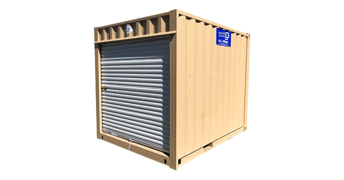 10' Standard Container W/ Roll Up Door - Refurbished