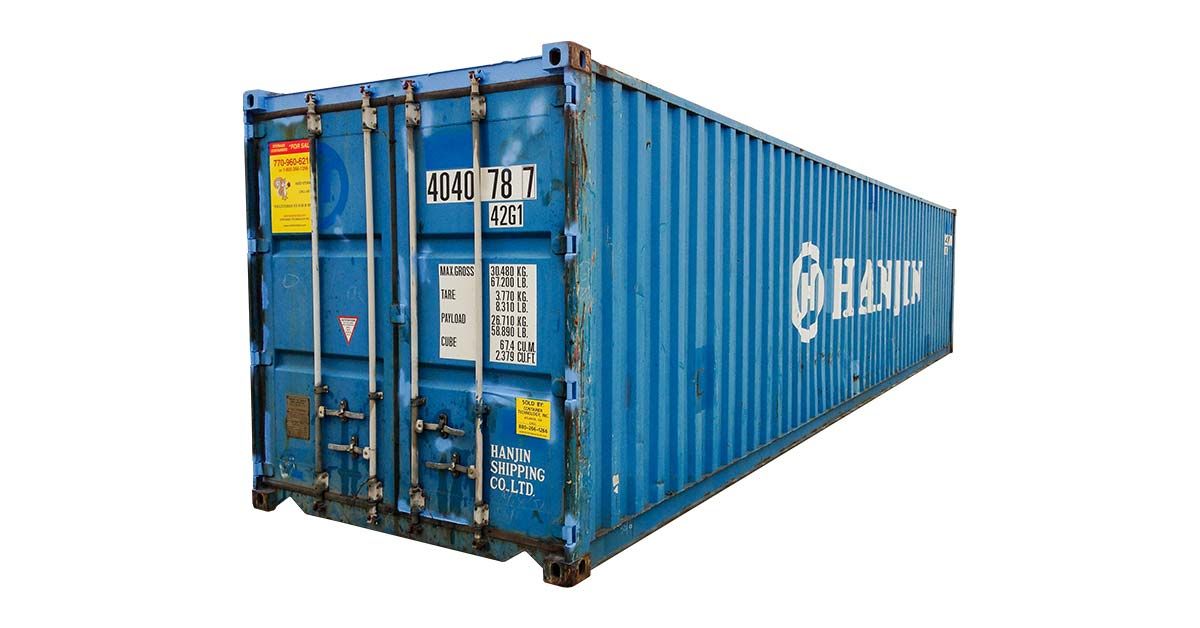 40ft Cargo Worthy Container