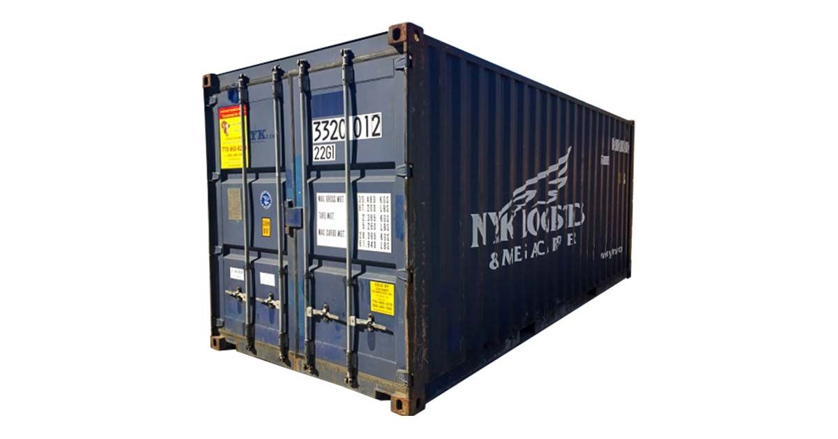 20英尺标准集装箱-可装载货物