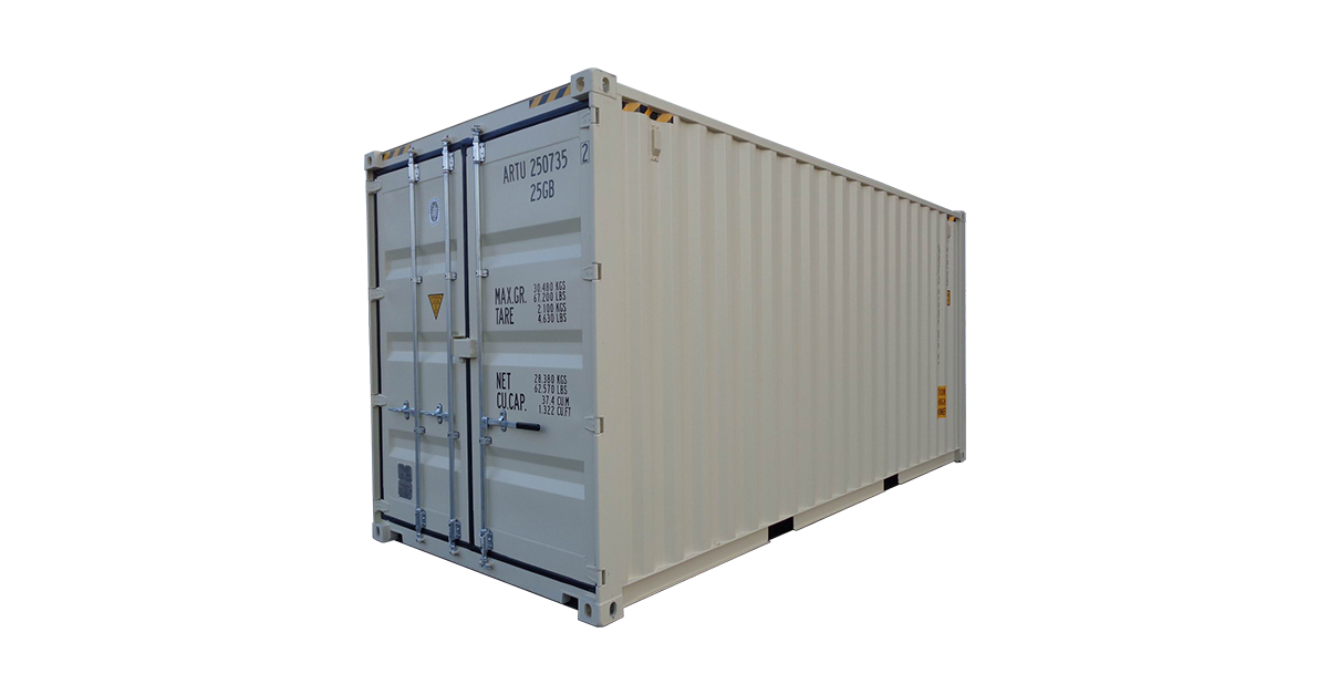 20' Standard Double Door Container - One Trip | West Gulf Container