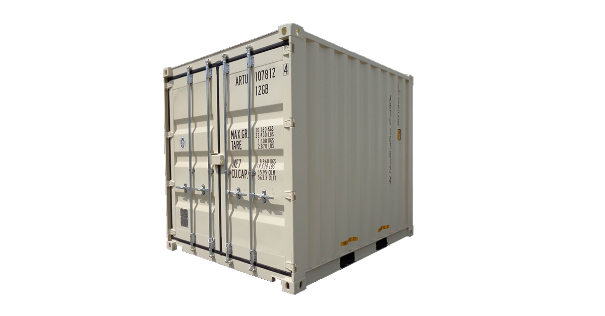 20ft High Cube Double Door One Trip Shipping Container | West Gulf ...