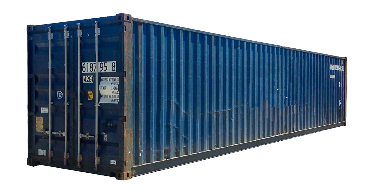 40ft IICL5 Shipping Container Dry Box USA