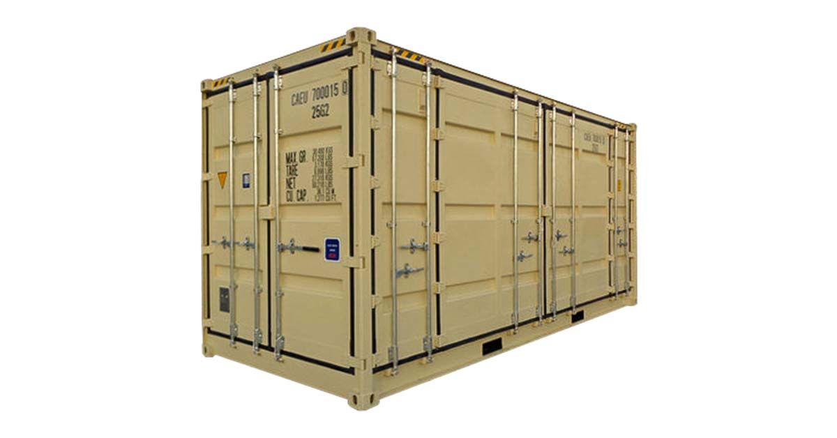 20' High Cube Open Side Container - One Trip