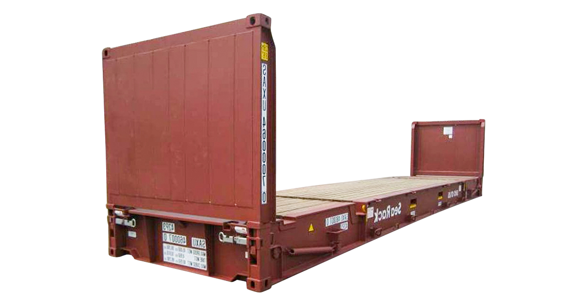 40' Flatrack Container - Cargo Worthy
