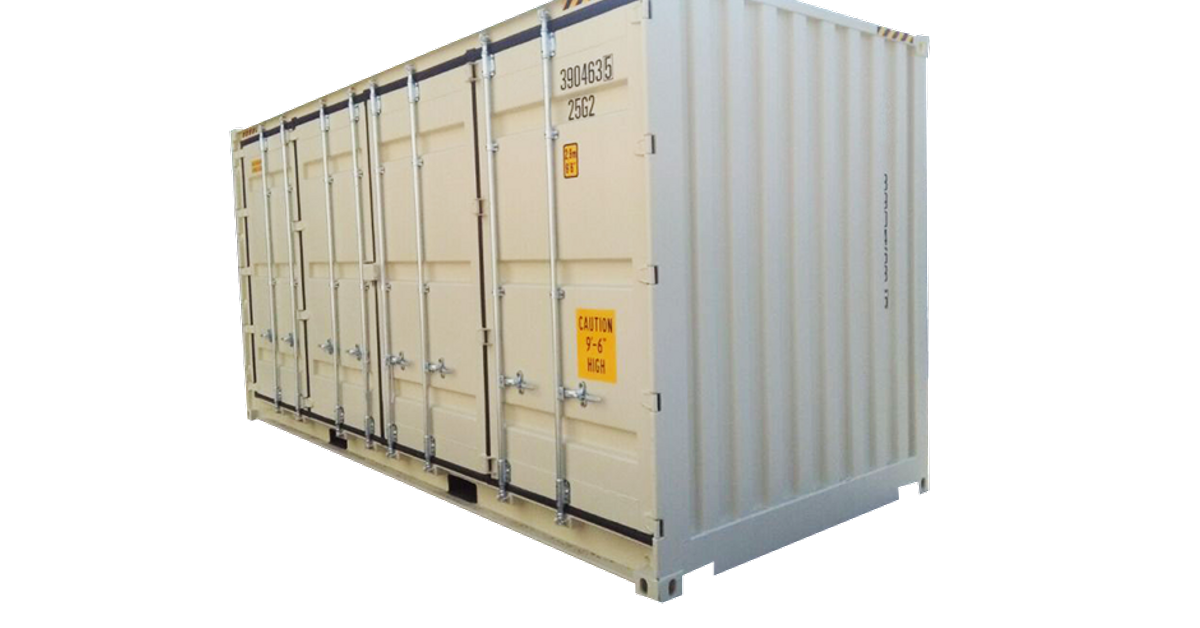 20' High Cube Open Side Container - One Trip