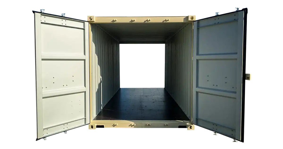 20' Standard Double Door Container - One Trip