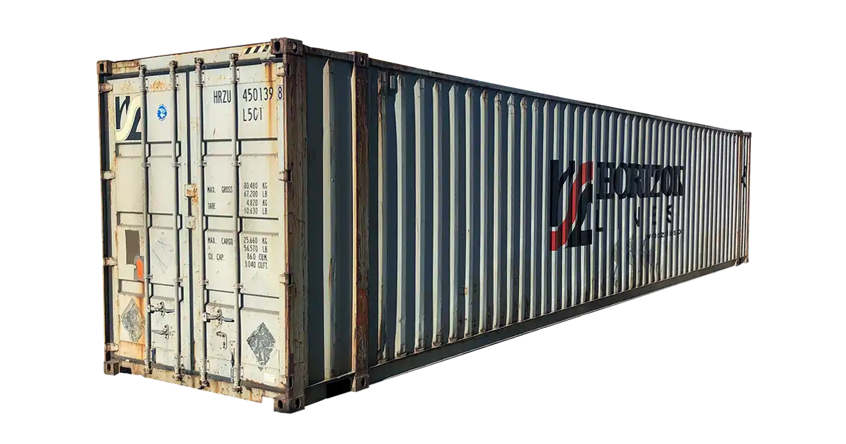 45' High Cube Container - Wind And Water Tight