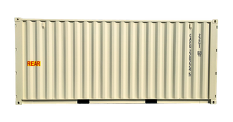 20' High Cube Double Door Container - One Trip