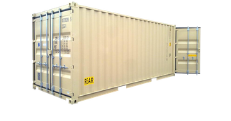 20' High Cube Double Door Container - One Trip