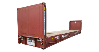 40ft Cargo Worthy Flatrack Container