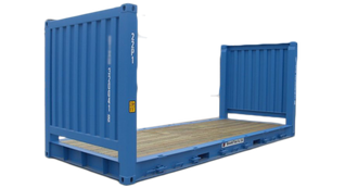 20FT Shipping Container – One Trip, A Grade - Black - SEA